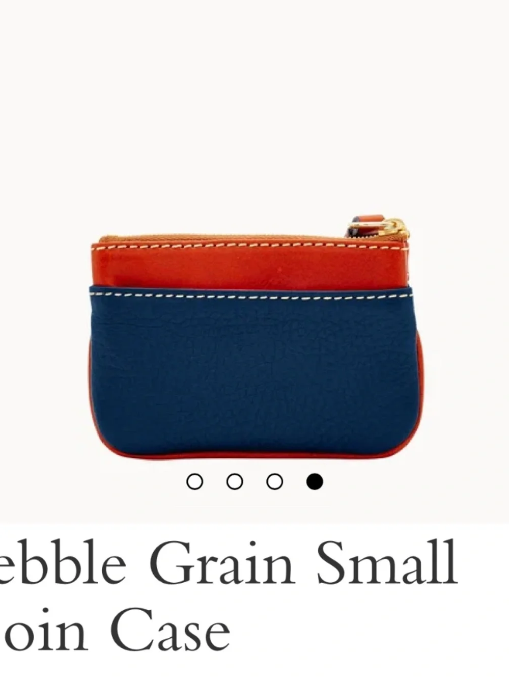 NWOT Dooney & Bourke Small Pebble Leather Coin Purse